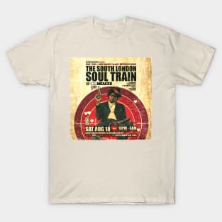 POSTER TOUR - SOUL TRAIN THE SOUTH LONDON 59 T-Shirt